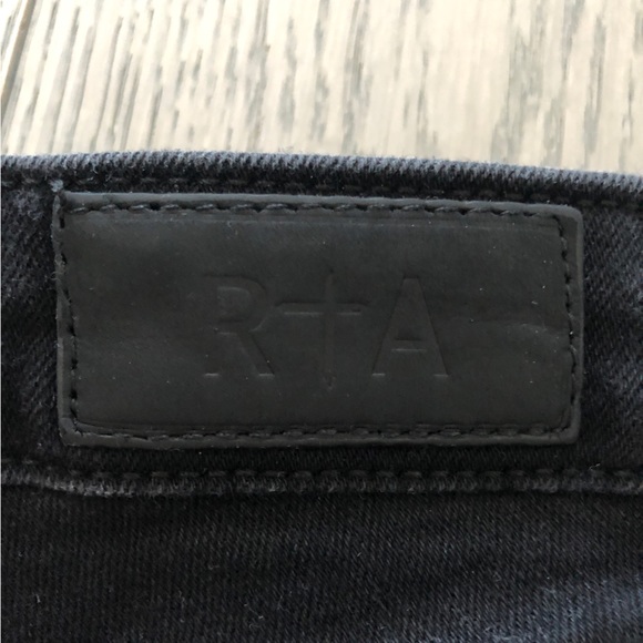 RtA Knee-Length Denim Shorts - Picture 7 of 9